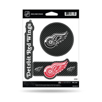 Wholesale Red Wings - Carbon Fiber Design - Triple Spirit Stickers