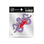 Wholesale Red Wings Clear Backer Decal W/ Mascot Logo (4"X4")