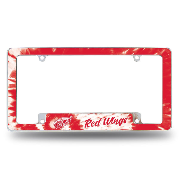 Wholesale Red Wings - Tie Dye Design - All Over Chrome Frame (Bottom Oriented)