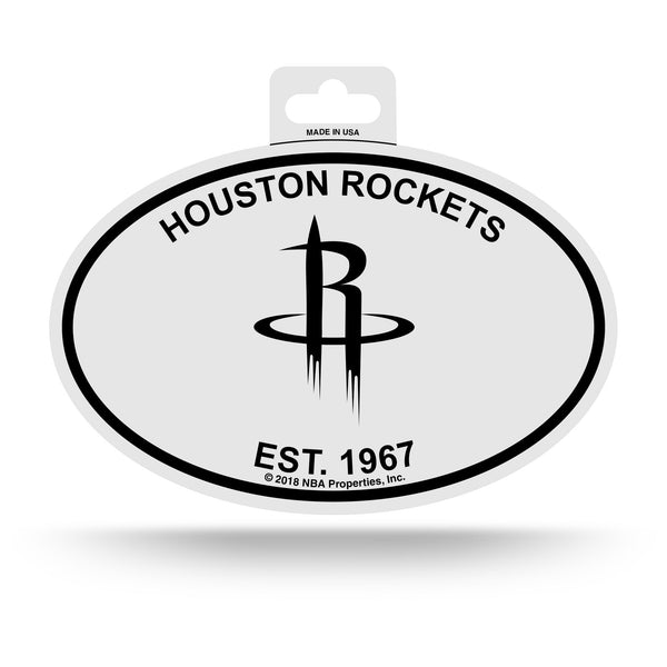 Wholesale Rockets Black And White Oval Sticker