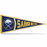 Wholesale Sabres Retro Design Soft Felt Carded Pennant (12" X 30")