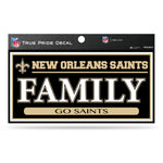 Wholesale Saints 3" X 6" True Pride Decal - Family