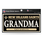 Wholesale Saints 3" X 6" True Pride Decal - Grandma