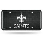 Wholesale Saints - Carbon Fiber Design - Metal Auto Tag