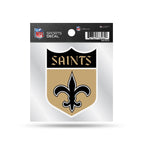 Wholesale Saints Clear Backer Decal W/ Retro Logo (4"X4")