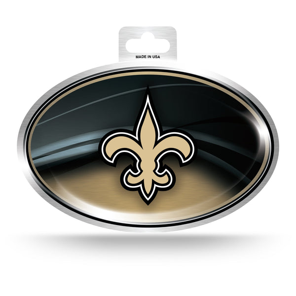 Wholesale Saints Metallic Oval Sticker