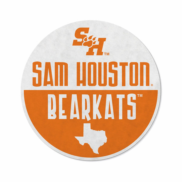 Wholesale Sam Houston State Shape Cut Logo With Header Card - Classic Design