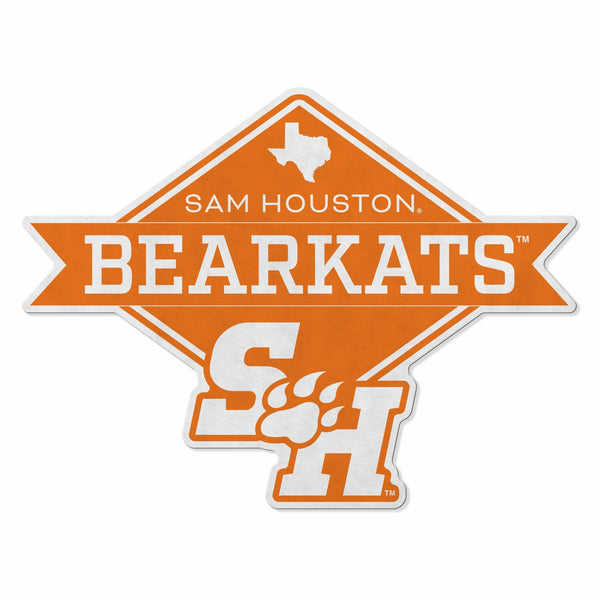 Wholesale Sam Houston State Shape Cut Logo With Header Card - Diamond Design