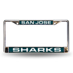 Wholesale San Jose Sharks Teal Laser Chrome Frame