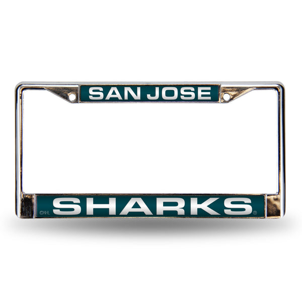 Wholesale San Jose Sharks Teal Laser Chrome Frame