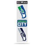 Wholesale Seahawks 3-Piece Retro Spirit Decals