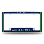 Wholesale Seahawks Alternate Design All Over Chrome Frame - Bottom Oriented