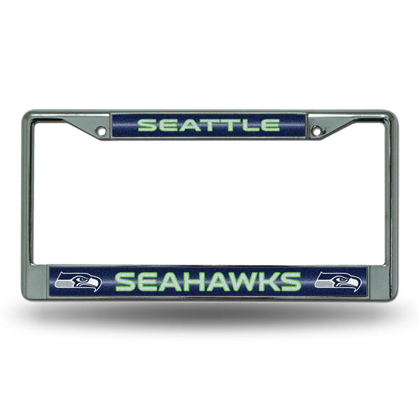 Wholesale Seahawks Bling Chrome Frame