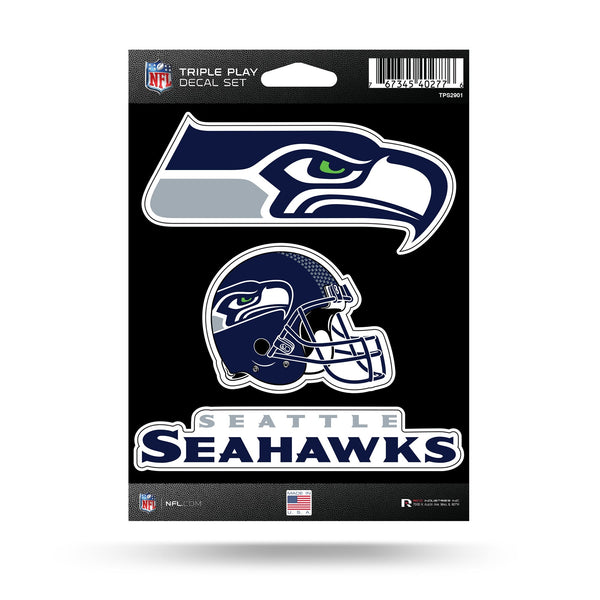 Wholesale Seahawks Triple Play Sticker