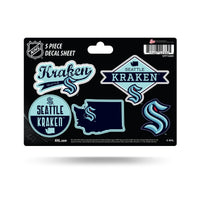 Wholesale Seattle Kraken 5-Pc Sticker Sheet