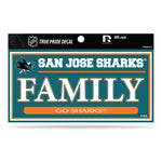 Wholesale Sharks 3" X 6" True Pride Decal - Family