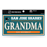 Wholesale Sharks 3" X 6" True Pride Decal - Grandma