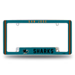Wholesale Sharks Alternate Design All Over Chrome Frame - Bottom Oriented
