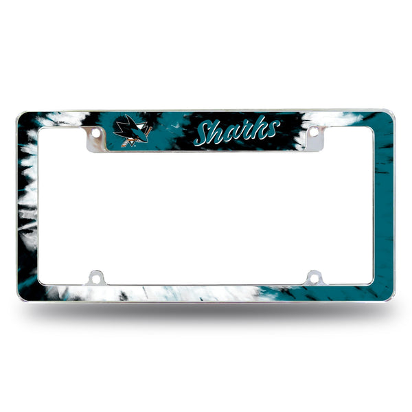Wholesale Sharks - Tie Dye Design - All Over Chrome Frame (Top Oriented)