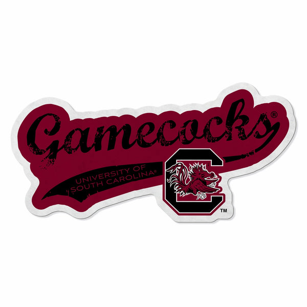 Wholesale South Carolina University Shape Cut Logo With Header Card - Distressed Design