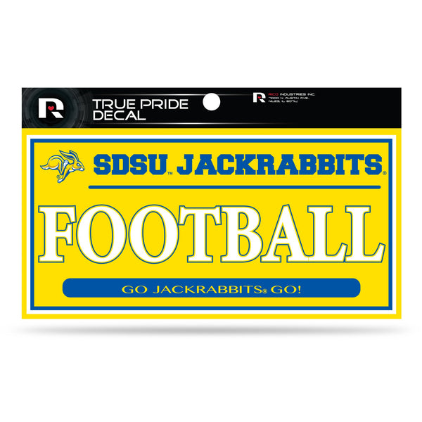 Wholesale South Dakota State University 3" X 6" True Pride Decal - Football (Alternate)