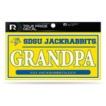 Wholesale South Dakota State University 3" X 6" True Pride Decal - Grandpa (Alternate)