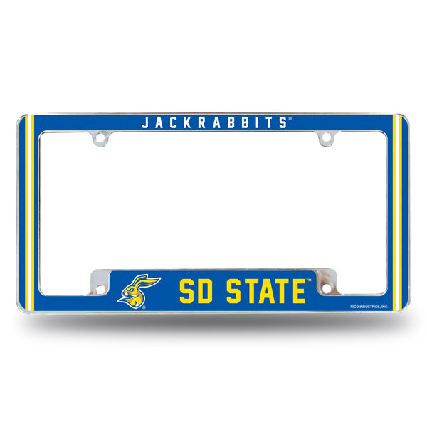 Wholesale South Dakota State University Alternate Design All Over Chrome Frame - Bottom Oriented