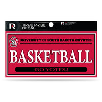 Wholesale South Dakota University 3" X 6" True Pride Decal - Basketball