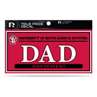 Wholesale South Dakota University 3" X 6" True Pride Decal - Dad