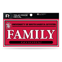 Wholesale South Dakota University 3" X 6" True Pride Decal - Family