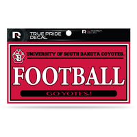 Wholesale South Dakota University 3" X 6" True Pride Decal - Football