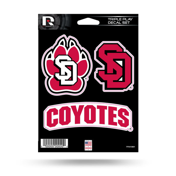 Wholesale South Dakota University Triple Play Sticker