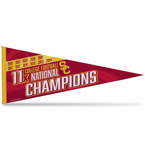 Wholesale Southern California 11 Time College Football Champs Soft Felt Carded Pennant (12X30)