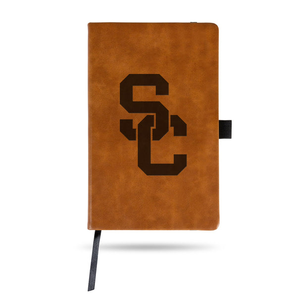 Wholesale Southern California Laser Engraved Brown Notepad With Elastic Band - Generic