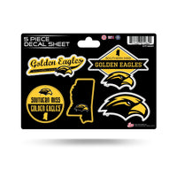 Wholesale Southern Miss 5 Piece Decal Sheet