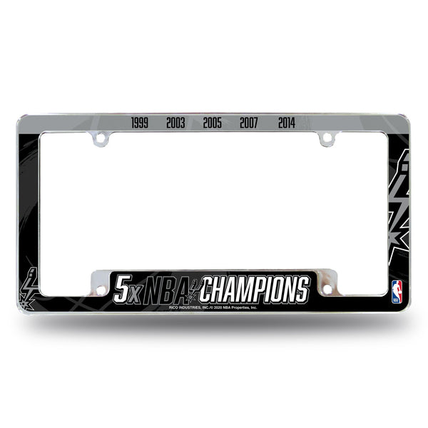 Wholesale Spurs : 5 Time Nba Champs All Over Chrome Frame