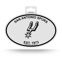 Wholesale Spurs Black And White Oval Sticker