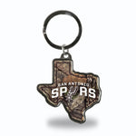 Wholesale Spurs / Mossy Oak Camo Break-Up Texas Shaped Keychain