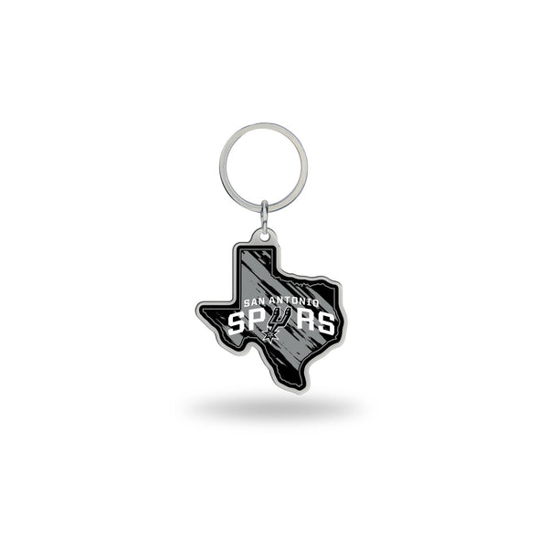 Wholesale Spurs - Texas State Shaped Keychain