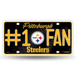 Wholesale Steelers #1 Fan Primary Logo Metal Tag