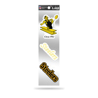 Wholesale Steelers 3-Piece Retro Spirit Decals