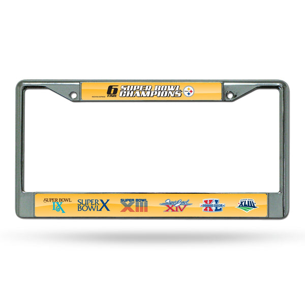 Wholesale Steelers 6 Time Champ Chrome Frame