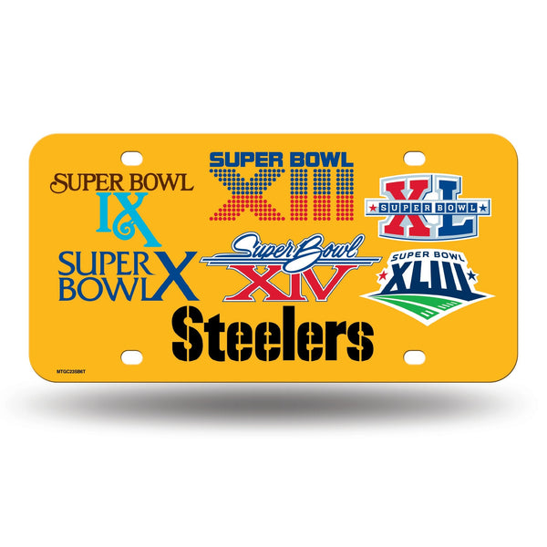 Wholesale Steelers 6 Time Champ Metal Tag