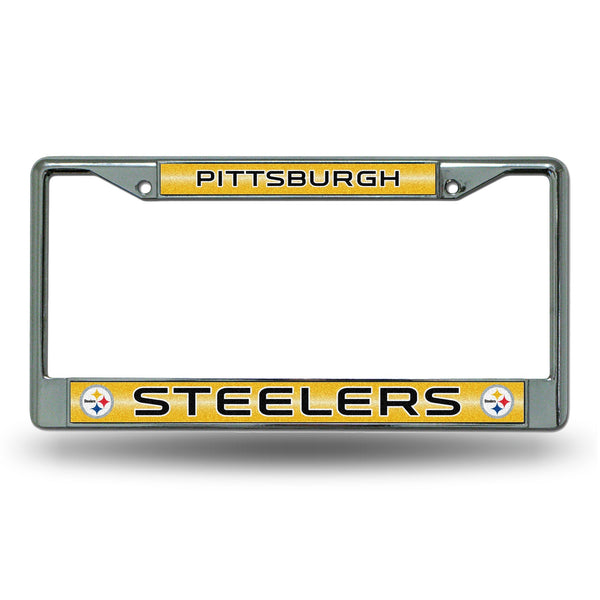 Wholesale Steelers Bling Chrome Frame