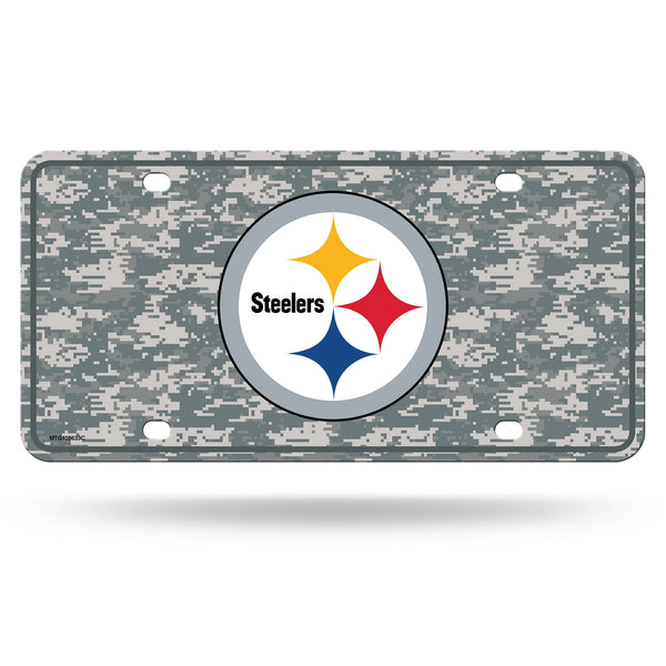 Wholesale Steelers Camo Metal Tag