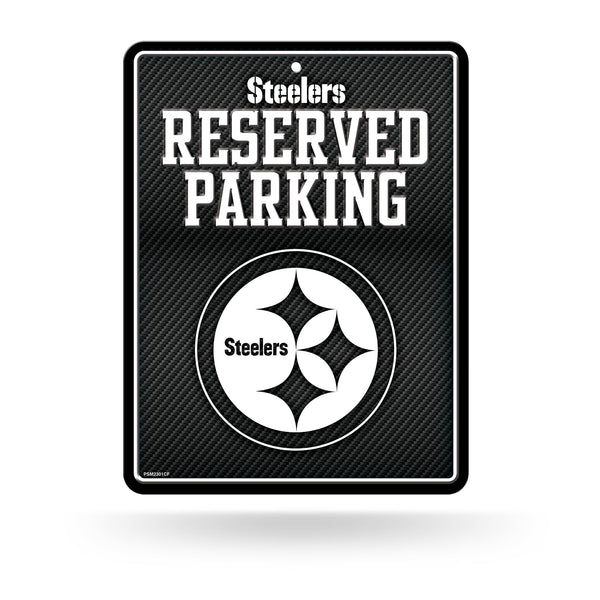 Wholesale Steelers - Carbon Fiber Design - Metal Parking Sign