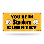 Wholesale Steelers Country Metal Tag (Yellow)