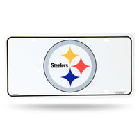 Wholesale Steelers Primary Logo Metal Tag (White)