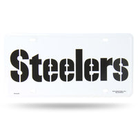 Wholesale Steelers Wordmark Metal Tag (White)