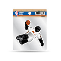 Wholesale Suns Clear Backer Decal W/ Mascot Logo (4"X4")